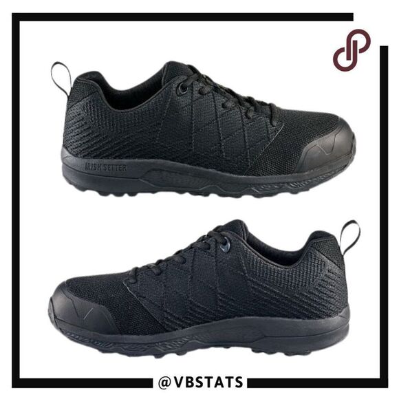 Irish Setter Nisswa‎ Men's Safety Toe Oxfords Color Black Men's Size 8.5 - Picture 8 of 14